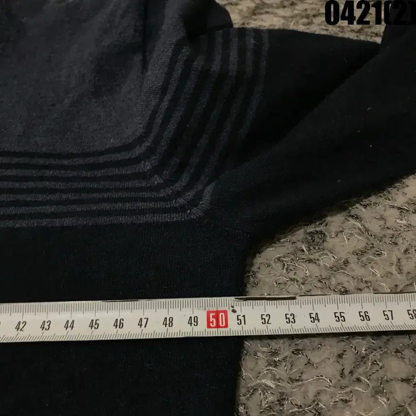 [BUNJANG] Pierre Cardin Navy Half-Neck Knit Sweater / 피에르가르뎅 네이비 하프넥 니트 L