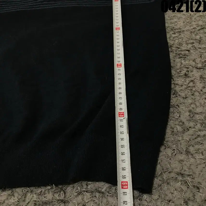 [BUNJANG] Pierre Cardin Navy Half-Neck Knit Sweater / 피에르가르뎅 네이비 하프넥 니트 L