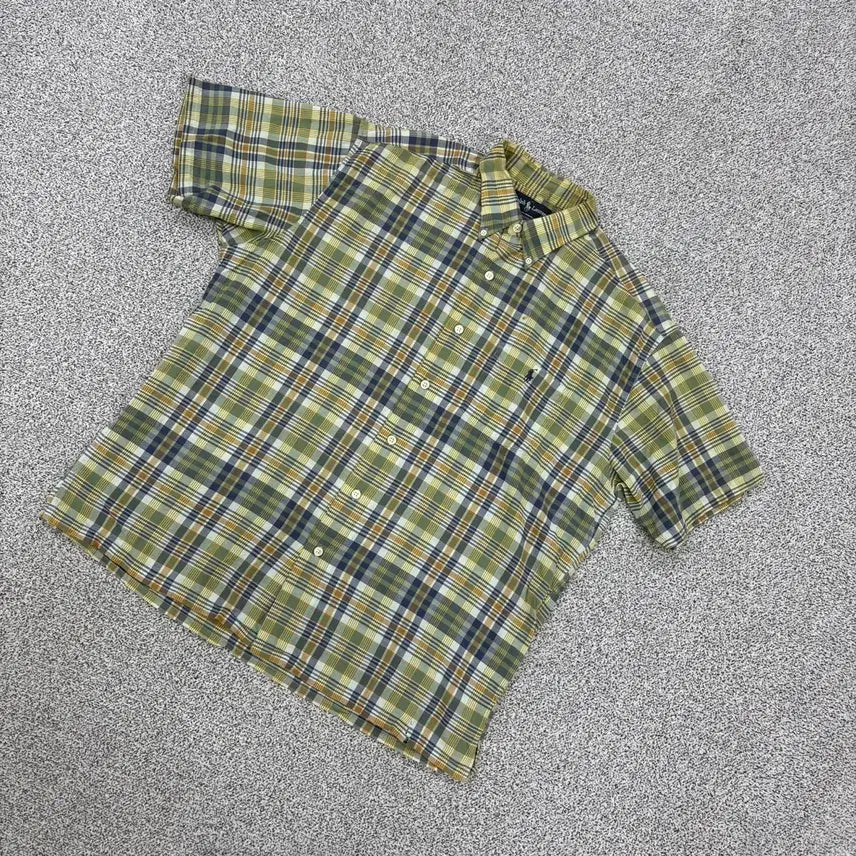 [BUNJANG] Polo Ralph Lauren Checkered Short Sleeve Shirt / L 폴로 랄프로렌 체크 반팔 셔츠 남방 0420J