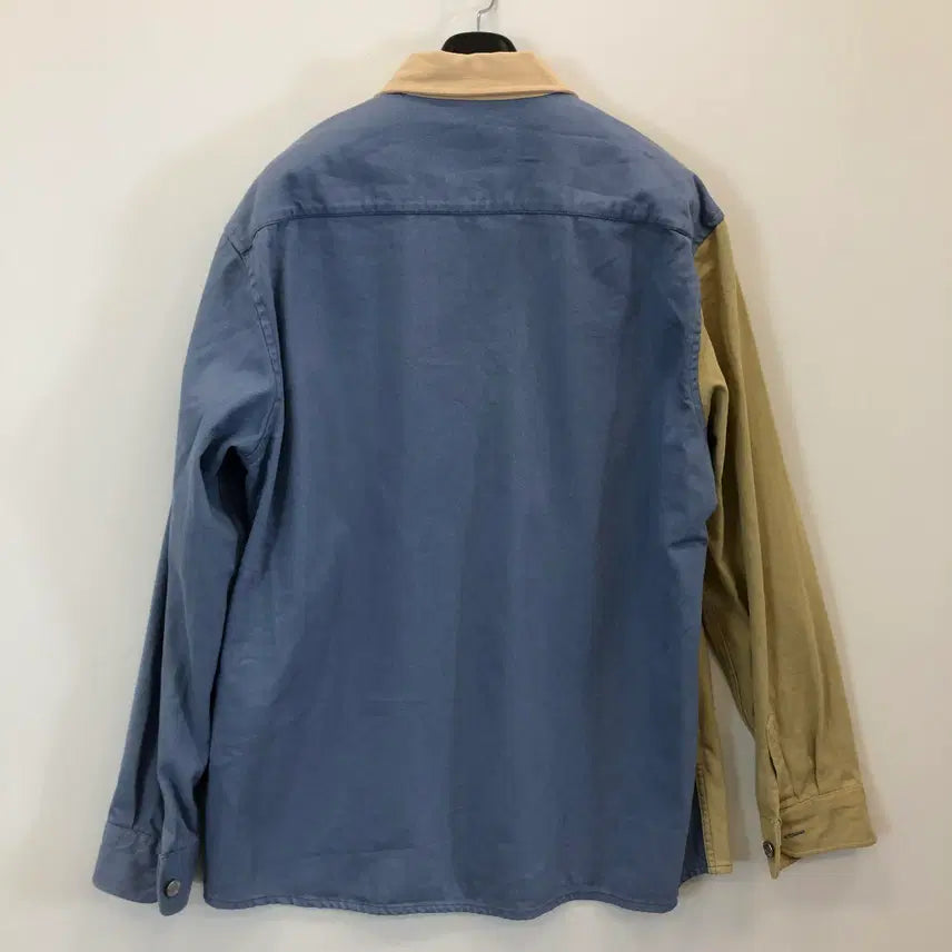 [SOLD OUT] 자라 (새상품) 컬러블록 데님셔츠 XL