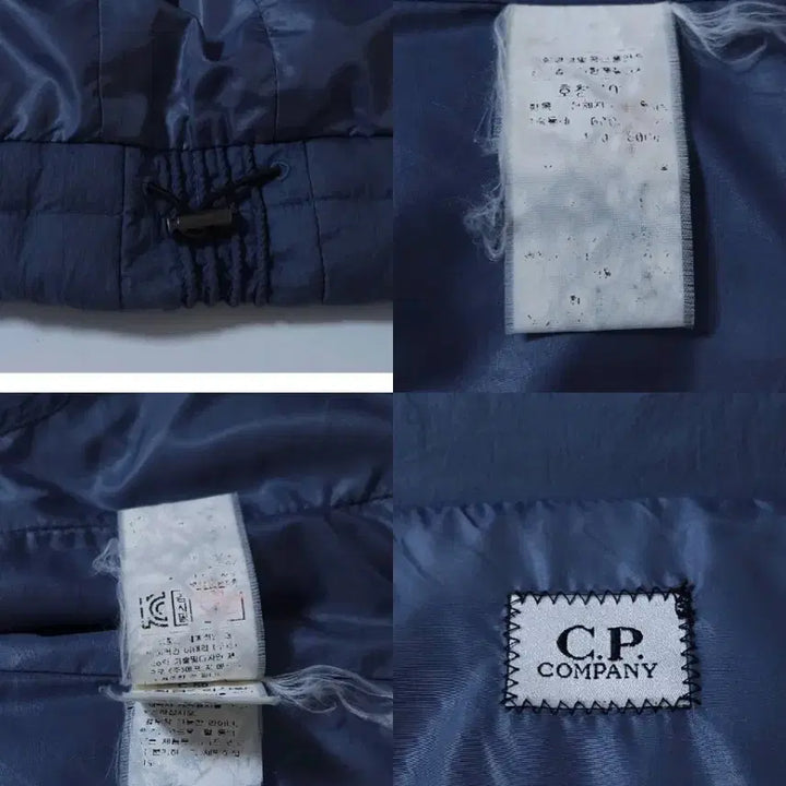 [SOLD OUT] CP 씨피컴퍼니 고글 후드 패딩 조끼 네이비