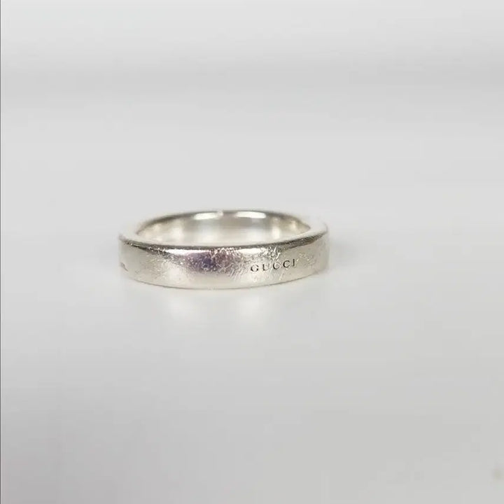 [SOLD OUT] 구찌 다이애그널 인터로킹 G 씬 반지(13호)