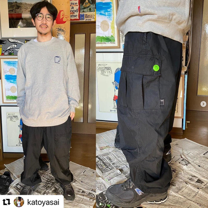 [SOLD OUT] Brochure TROOPER2 카고 팬츠 블랙 L