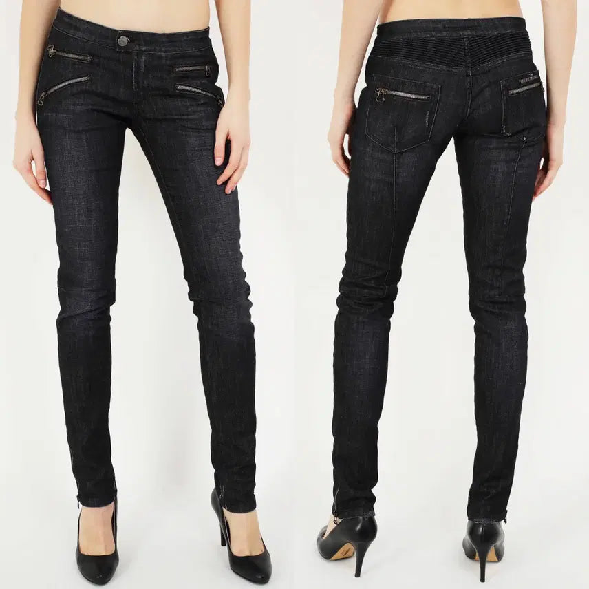 [BUNJANG] Balmain Denim Biker Jeans (Size 28) / BALMAIN 피에르 발망 by 발망 데님 바이커 데님팬츠(28 사이즈)