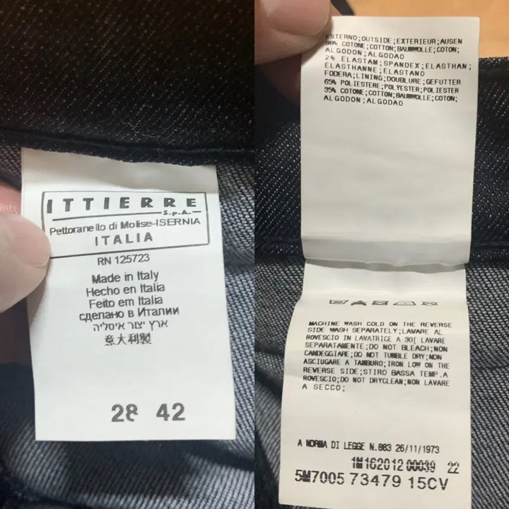 [BUNJANG] Balmain Denim Biker Jeans (Size 28) / BALMAIN 피에르 발망 by 발망 데님 바이커 데님팬츠(28 사이즈)