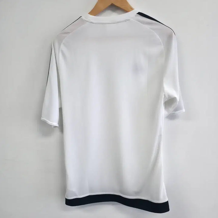 [SOLD OUT] 아디다스 흰색 삼선 반팔 티셔츠 XL