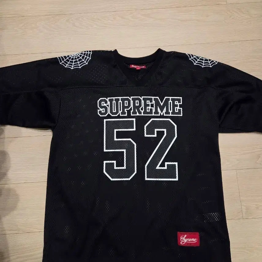 [BUNJANG] Supreme Spiderweb Football Jersey L / 슈프림 스파이더웹 풋볼 저지 L
