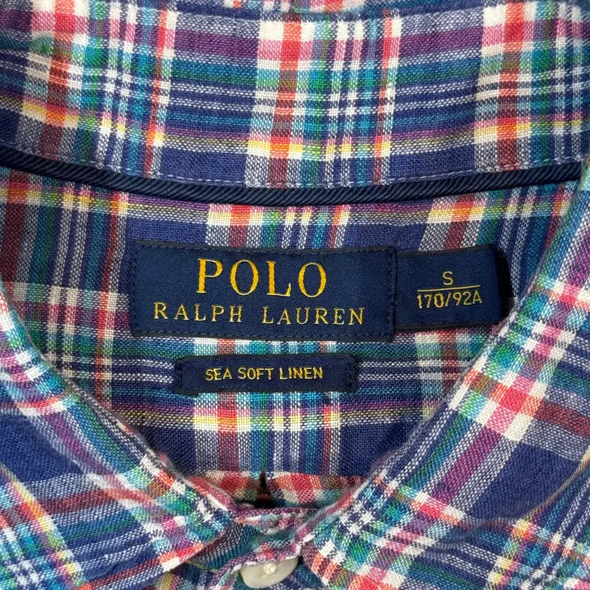 [SOLD OUT] S) 폴로 랄프로렌 씨 소프트 린넨 체크 셔츠