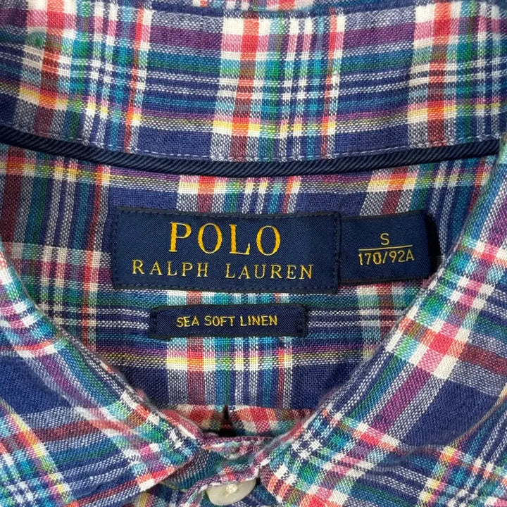[SOLD OUT] S) 폴로 랄프로렌 씨 소프트 린넨 체크 셔츠