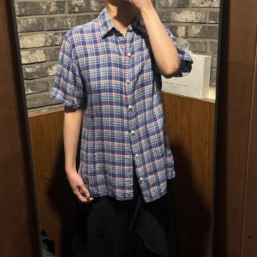 [SOLD OUT] S) 폴로 랄프로렌 씨 소프트 린넨 체크 셔츠