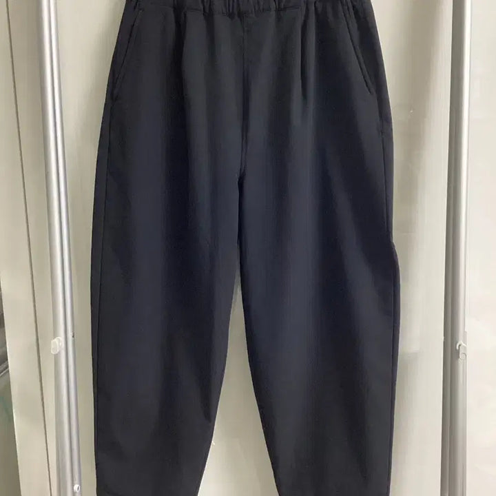 [SOLD OUT] 무인양품 라보 안감 기모 와이드팬츠 블랙 (정가 89,900원)
