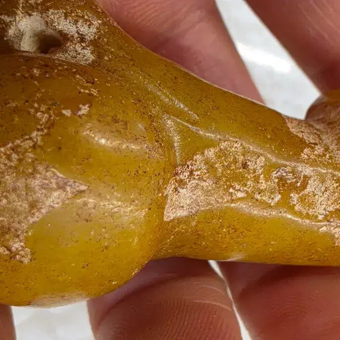 [BUNJANG] Unknown Brand Yellow Jade Artifact / 고옥에강옥 남근황옥
