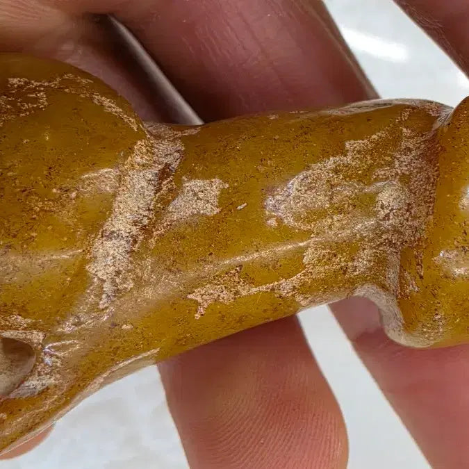 [BUNJANG] Unknown Brand Yellow Jade Artifact / 고옥에강옥 남근황옥