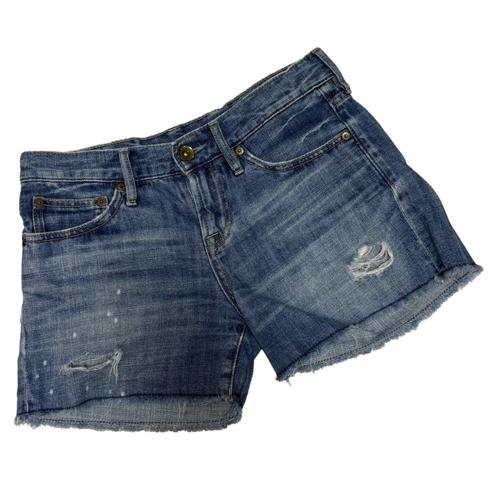 [BUNJANG] LOWRYS FARM Denim Cut-Off Shorts / 로리즈팜 데미지 컷오프 데님 숏팬츠