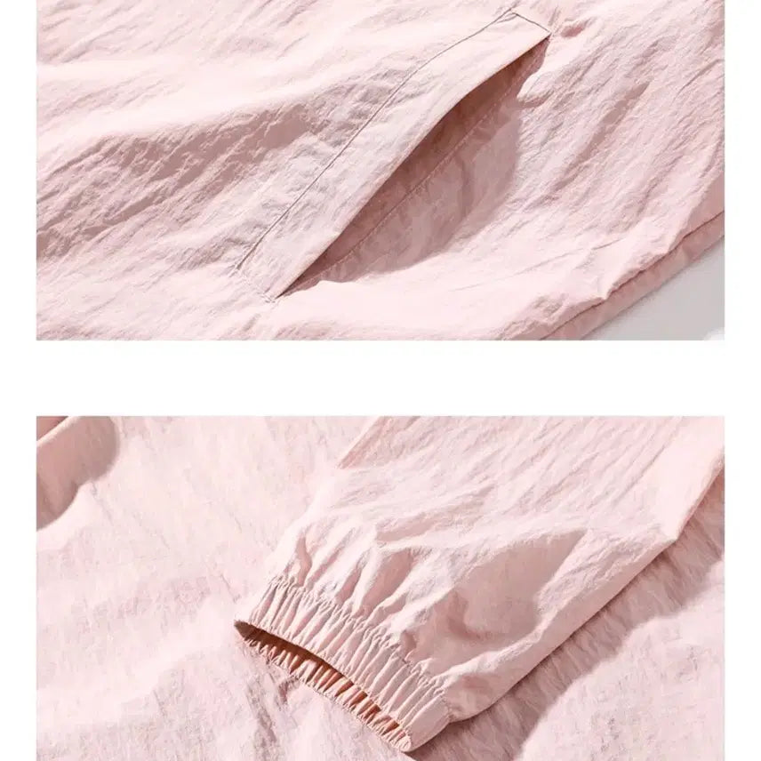 [BUNJANG] Lightweight Windbreaker Hooded Zip-up - Ivory / 경량 바람막이 후드 집업 - 아이보리