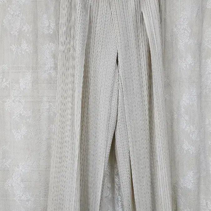 [SOLD OUT] 플리츠 아이보리 세미 랩 팬츠