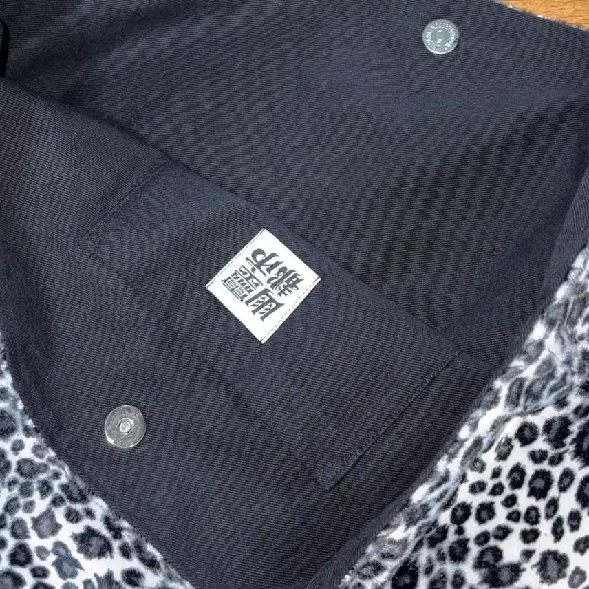 [BUNJANG] Yooryung City Black Leopard Shoulder Bag / 유령도시 블랙 레오파드 숄더백