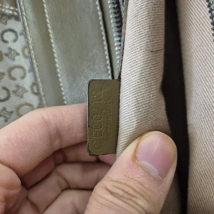 [BUNJANG] Celine Macadam Tote Bag Beige/Brown / 셀린느 마카담 토트백 베이지/브라운