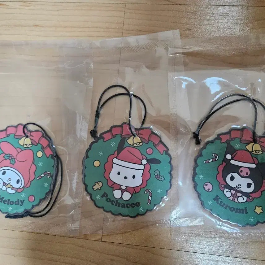 [BUNJANG] Sanrio Christmas Paper Air Freshener Bundle Set / 일괄 할인 ) 산리오 크리스마스 종이 방향제
