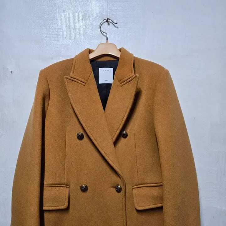 [BUNJANG] Sandro Camel Double Coat (Size 36) / 산드로 카멜 더블 코트 36사이즈