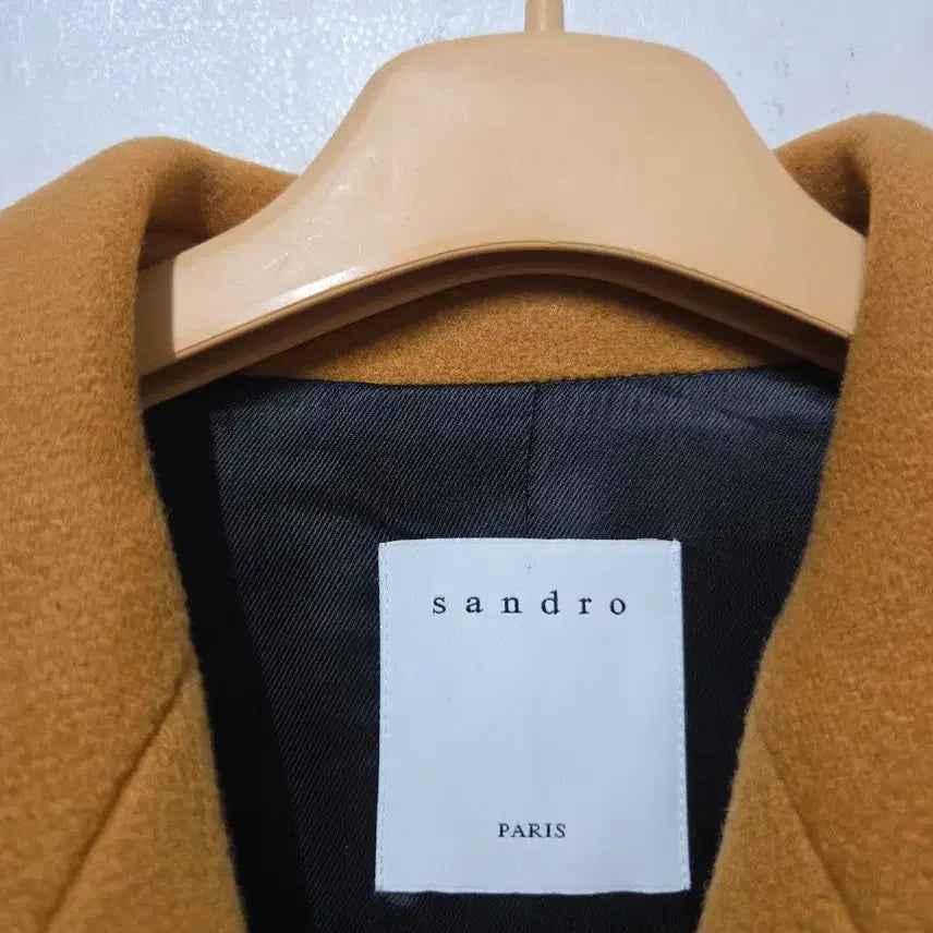[BUNJANG] Sandro Camel Double Coat (Size 36) / 산드로 카멜 더블 코트 36사이즈