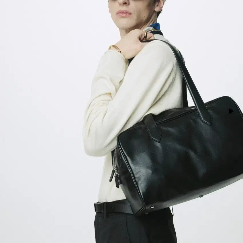 [BUNJANG] Toni Wek Soft Leather Square Bag / (새상품) 토니웩 소프트 레더 스퀘어 백 주우재