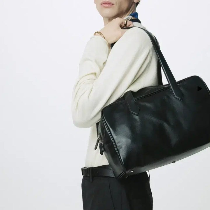 [BUNJANG] Toni Wek Soft Leather Square Bag / (새상품) 토니웩 소프트 레더 스퀘어 백 주우재