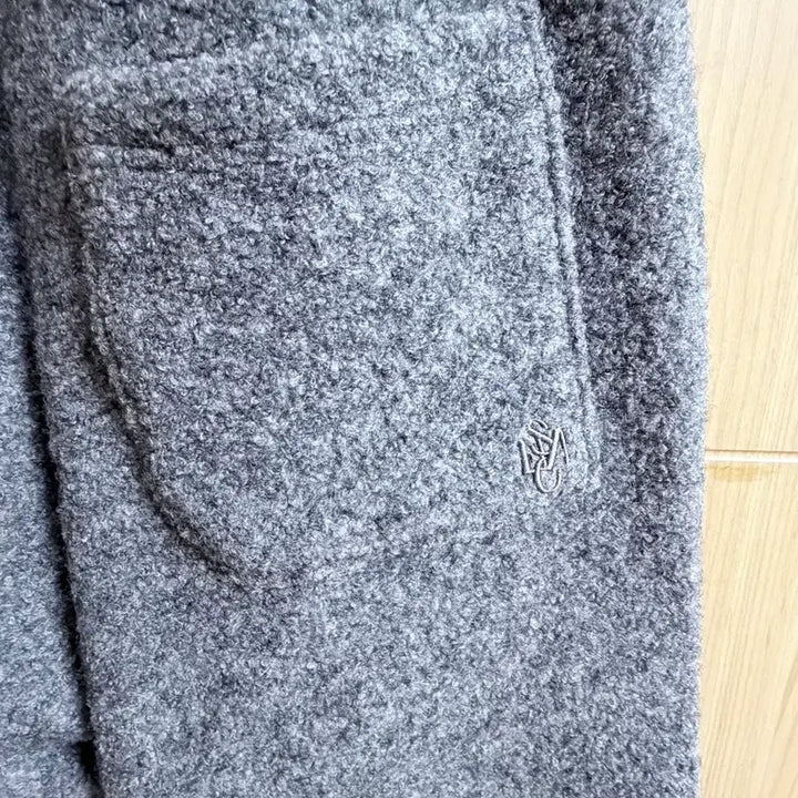 [BUNJANG] In Silence Wide Boucle Pants Charcoal / 인사일런스 와이드 부클 팬츠 CHARCOAL