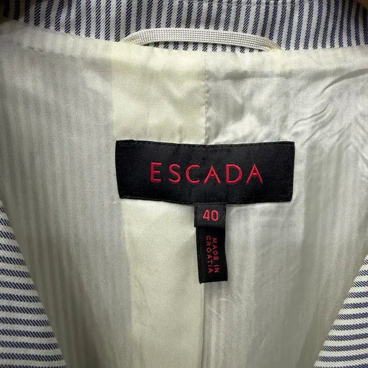 [BUNJANG] ESCADA Striped Jacket - Size 40 / 매장판정품) ESCADA 에스카다 스트라이프 자켓 40