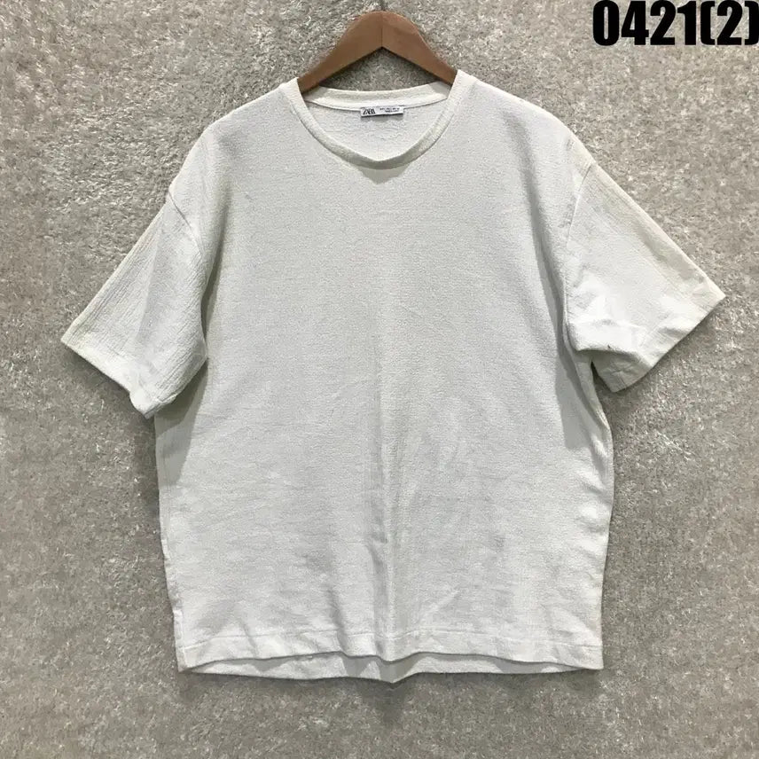 [BUNJANG] ZARA White Short Sleeve T-shirt L / 자라 화이트 반팔 티셔츠 L