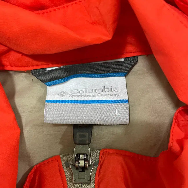[BUNJANG] Columbia Color Block Hooded Windbreaker Jacket / L 컬럼비아 컬러 블록 디자인 후드 바람막이 점퍼 0421-1