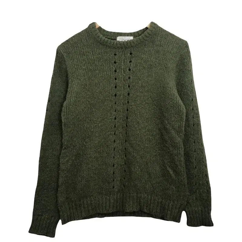 [BUNJANG] ROGICA Khaki Knit Sweater / ROGICA 카키 니트 [L] 빈티지 구제 레트로 겨울 스웨터 /