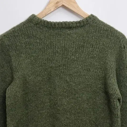 [BUNJANG] ROGICA Khaki Knit Sweater / ROGICA 카키 니트 [L] 빈티지 구제 레트로 겨울 스웨터 /