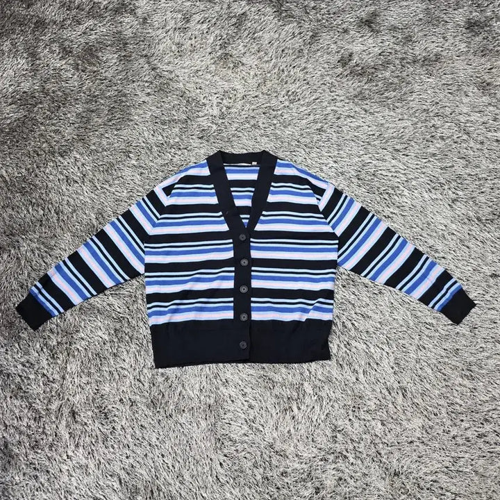 [BUNJANG] Marni x Uniqlo Striped Crop Cardigan (M) / 마르니x유니클로 스트라이프 크롭 가디건/여성(M)/ST3167/새상품수준