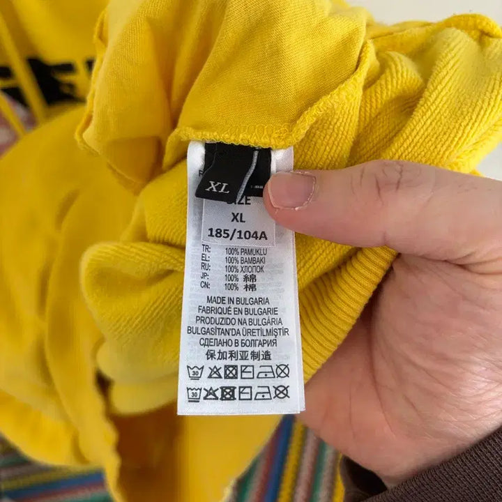 [BUNJANG] Diesel Yellow Hoodie / 디젤 후드티