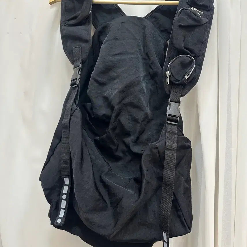 [BUNJANG] mellow planet Black Backpack / mellow planet 블랙 백팩