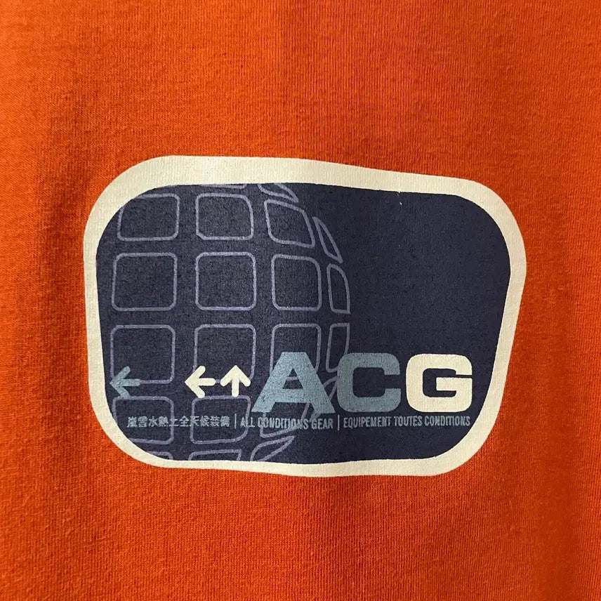 [SOLD OUT] 나이키 ACG 반팔 티셔츠 오렌지 S