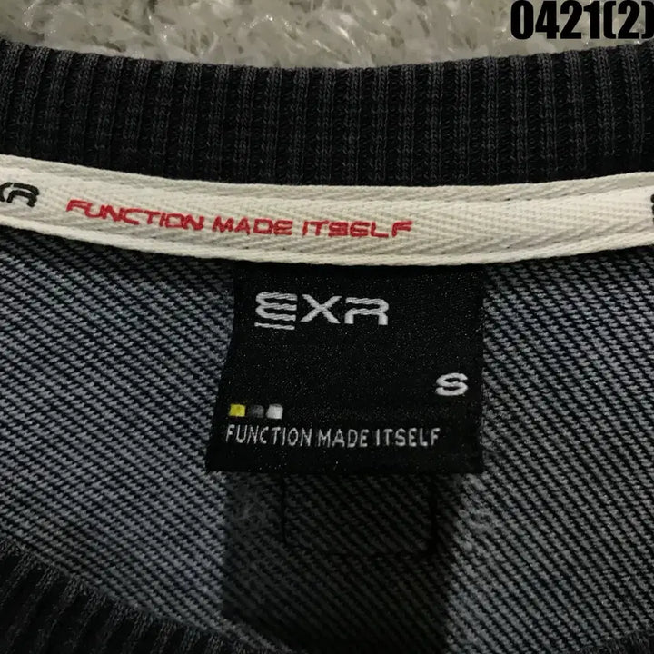 [BUNJANG] EXR Check Pattern Sweatshirt / EXR 체크 패턴 맨투맨 티셔츠 s
