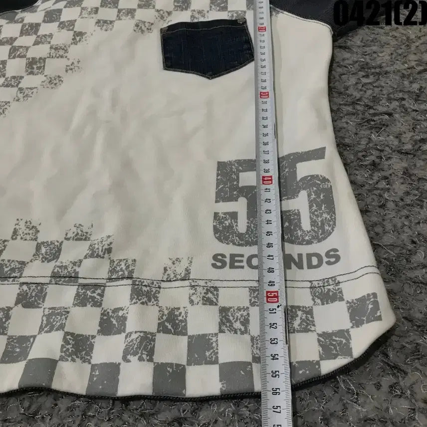 [BUNJANG] EXR Check Pattern Sweatshirt / EXR 체크 패턴 맨투맨 티셔츠 s