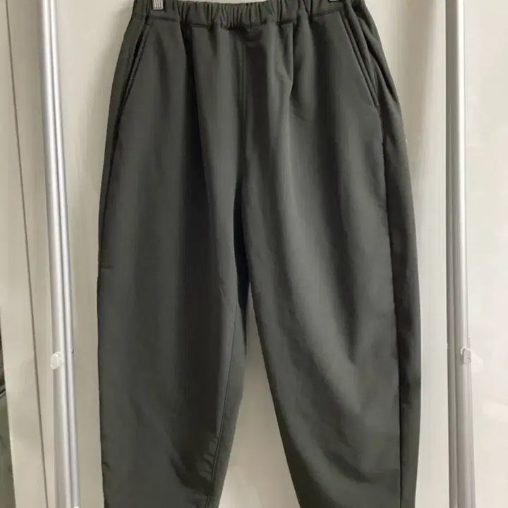 [BUNJANG] MUJI Labo Fleece Lined Wide Pants Khaki / 무인양품 라보 안감 기모 와이드팬츠 카키 (정가 89,900원)