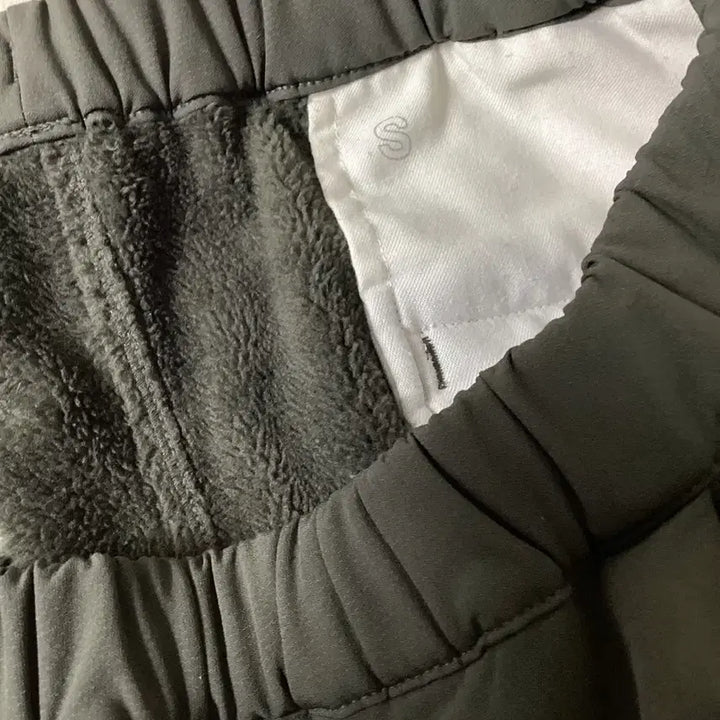 [BUNJANG] MUJI Labo Fleece Lined Wide Pants Khaki / 무인양품 라보 안감 기모 와이드팬츠 카키 (정가 89,900원)