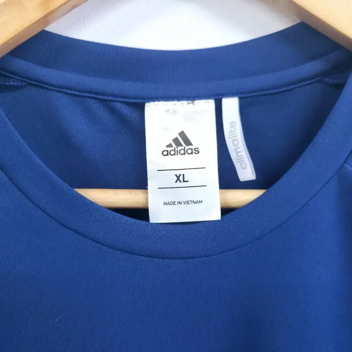 [BUNJANG] Adidas Tri-Stripe Navy T-shirt XL / 아디다스 삼선 반팔 티셔츠 네이비 XL