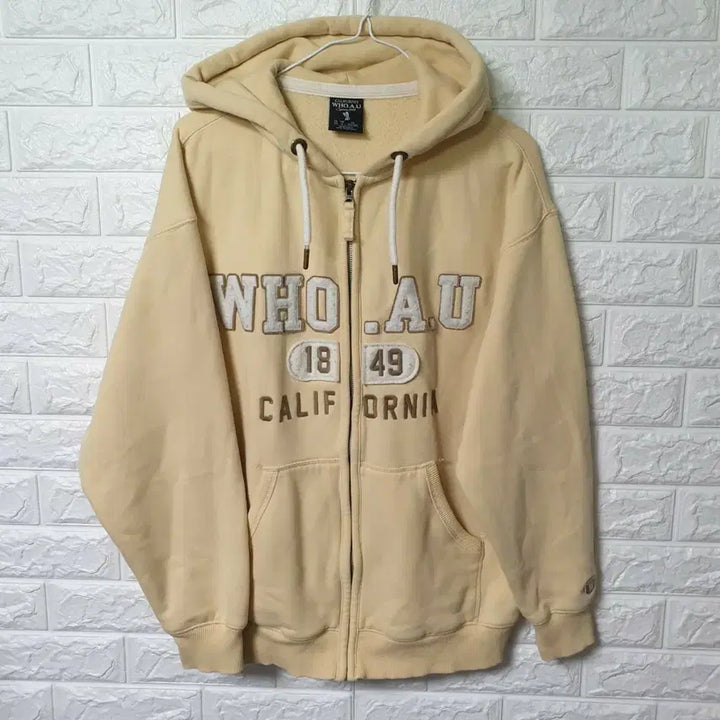 [BUNJANG] Who.A.U Basic Logo Hooded Zip-up Jacket / 후아유 후드집업 판매합니다