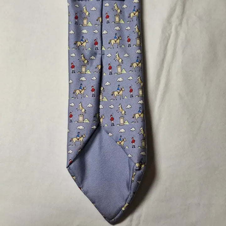 [SOLD OUT] 에르메스 라벤더 승마 클라우드 실크 넥타이