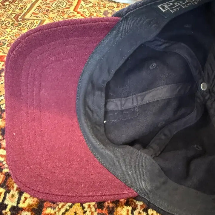 [BUNJANG] Polo Ralph Lauren Wool Two-Tone Academy Cap / 폴로 랄프로렌 울 투톤캡 레어템