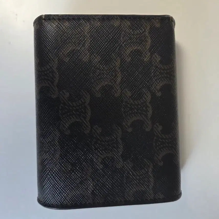 [BUNJANG] Celine Triomphe Canvas Flap Wallet Brown / 셀린느 트리옹프 캔버스 플랩 지갑 브라운 금장 / 구성O
