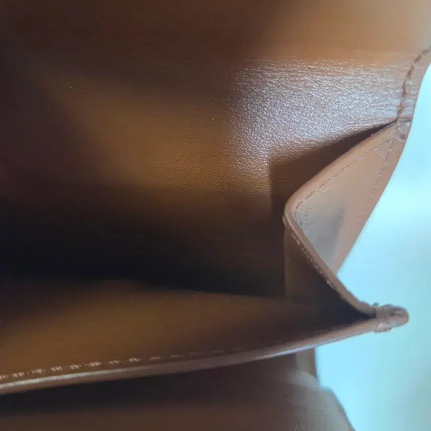 [BUNJANG] Celine Triomphe Canvas Flap Wallet Brown / 셀린느 트리옹프 캔버스 플랩 지갑 브라운 금장 / 구성O