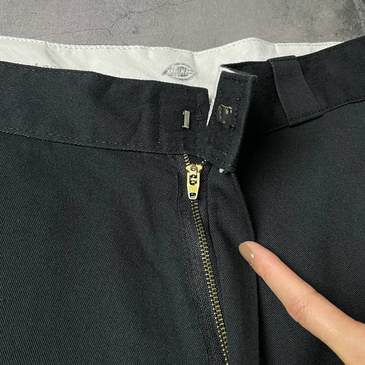 [SOLD OUT] DICKIES 디키즈 빈티지 블랙 더블니 워크 팬츠 A00835