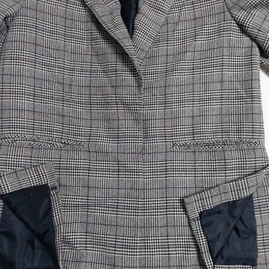 [BUNJANG] DeWL Spring/Autumn Check Loose Fit Jacket / 듀엘봄가을자켓 체크루즈핏자켓55