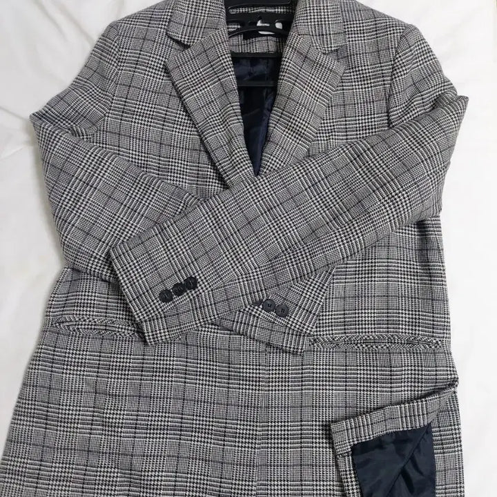 [BUNJANG] DeWL Spring/Autumn Check Loose Fit Jacket / 듀엘봄가을자켓 체크루즈핏자켓55